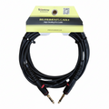 SOUNDKING | CABLE PARA INSTRUMENTO FLEXIBLE PLUG A PLUG DE 6.3 MM BLINDADO 3 MTS