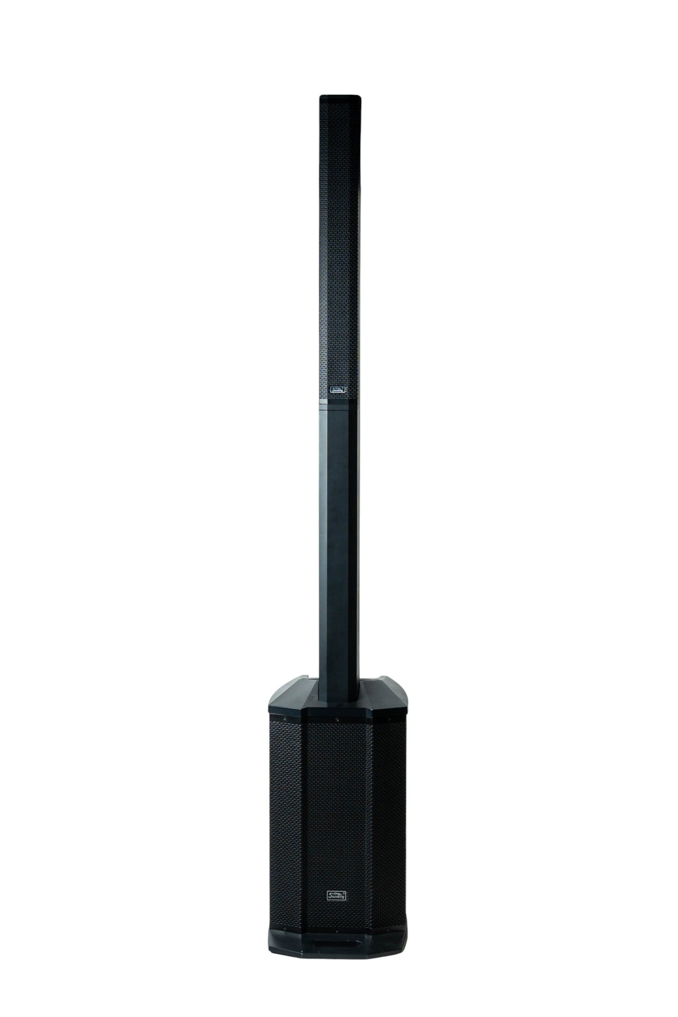 SOUNDKING | SISTEMA DE COLUMNA VERTICAL (ARRAY) AUTOALIMENTADO DE 3 VÍAS DE ALTA DEFINICIÓN CON 180W RMS. INCLUYE UN DRIVER DE RANGO ALTO DE 1", SEIS BOCINAS DE RANGO MEDIO DE 3" Y UN SUBWOOFER DE 12", INCLUYE FUNDAS PARA PROTECCIÓN